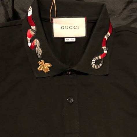 gucci polo shirt snake fake|gucci polo snake collar.